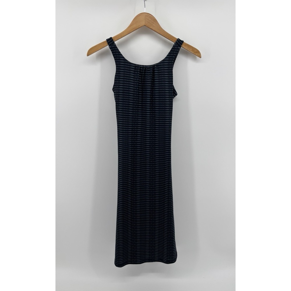 NWT Prana Skypath Dress Sz XS Shelf Bra  Striped Athleisure Sporty Twist Back